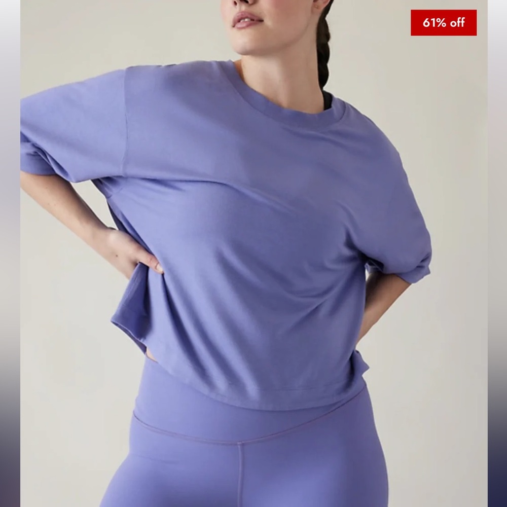 ATHLETA BLUE BLISS TOP SIZE SMALL